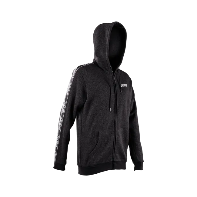 Hanorac Leatt Tech Zip-Hoodie Black L