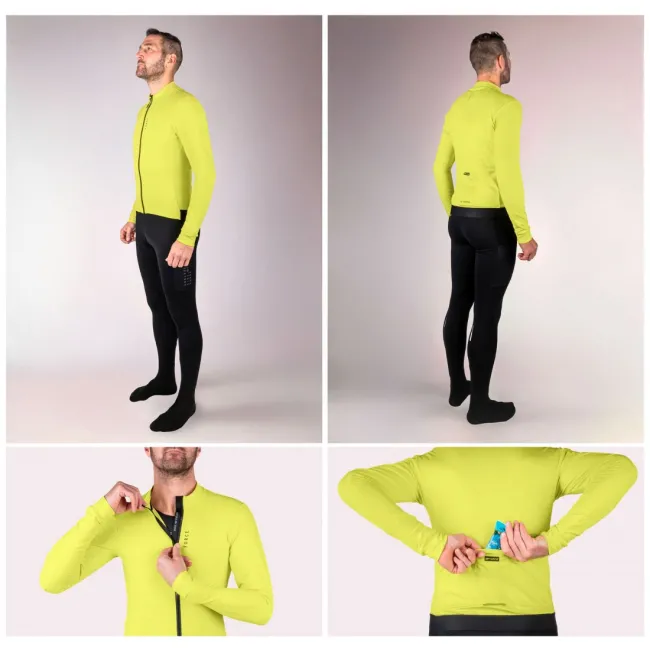 Bluza Force Endless cu maneca lunga fluo XL