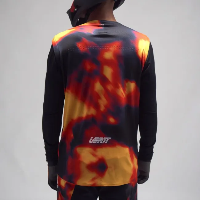 Tricou Leatt MTB Gravity 8.0 Heatmap Red M