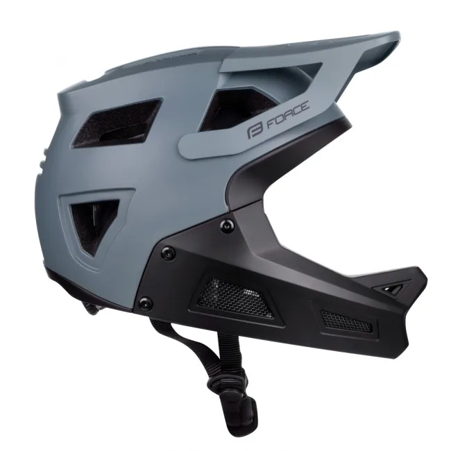 Casca Force DROP downhill, gri-negru XS-S