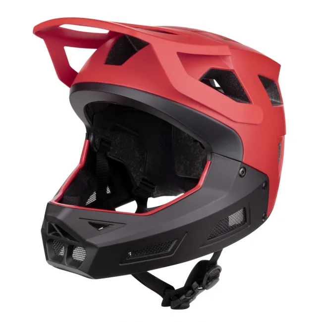 Casca Force DROP downhill, rosu-negru XS-S