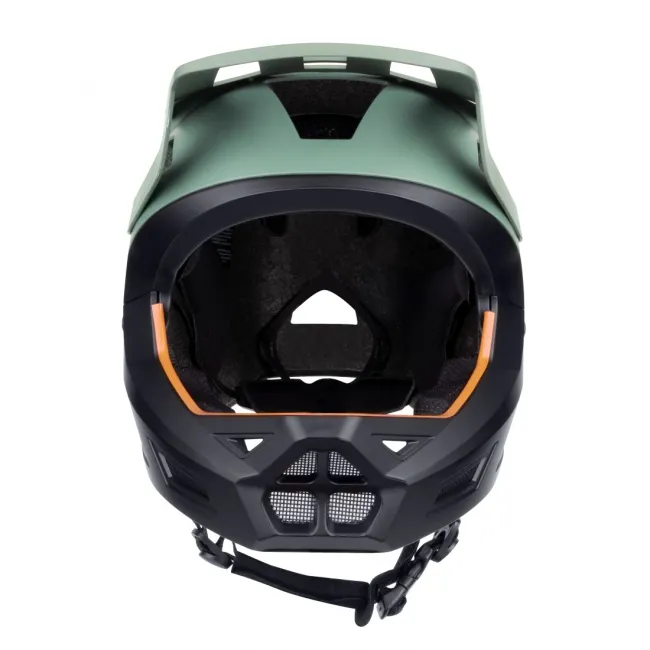 Casca Force DROP downhill, verde-negru S-M