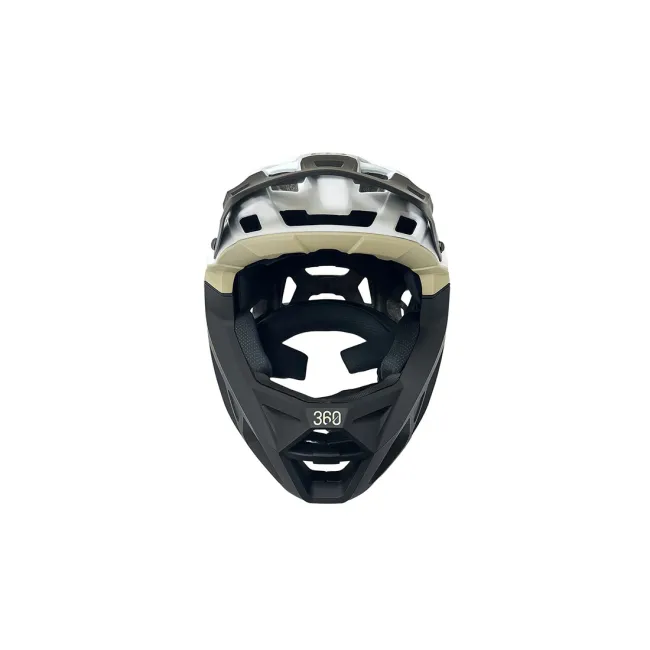 Casca full-face Integra Sport white - Military Green L (59-61 cm)