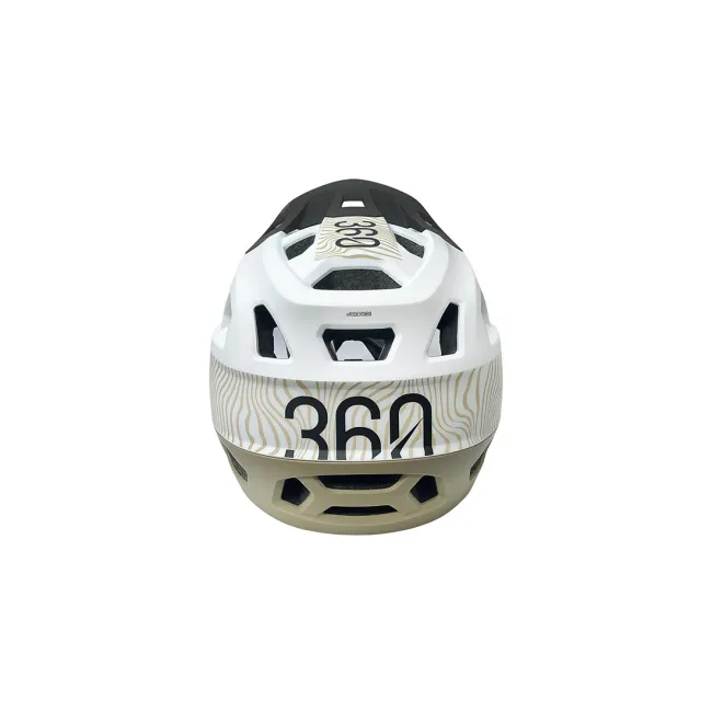 Casca full-face Integra Sport white - Military Green L (59-61 cm)