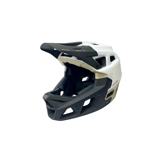 Casca full-face Integra Sport white - Military Green M (55-58 cm)