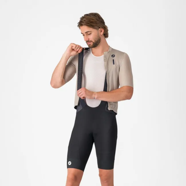 Pantaloni scurti cu bretele Castelli Endurance 4, pentru barbati, negru XL