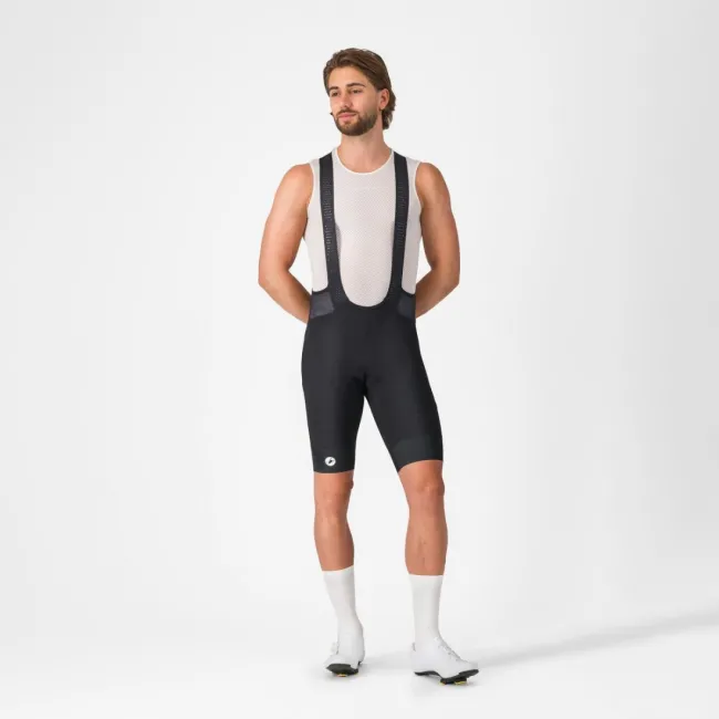 Pantaloni scurti cu bretele Castelli Endurance 4, pentru barbati, negru XXL