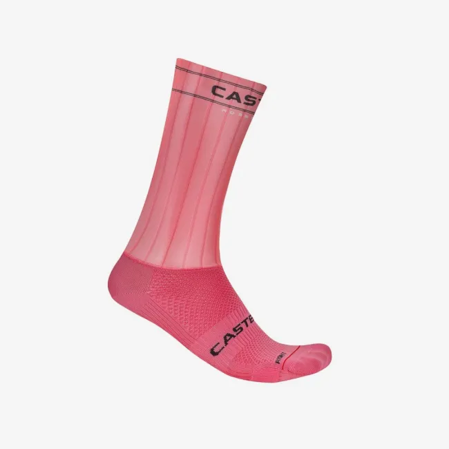 Sosete Castelli Fast Feet 4, unisex, roz giro S/M, 35-39