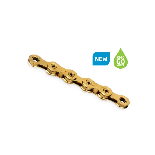 Lant KMC X12 Ti-N Gold 12 viteze 126 Zale ceruit