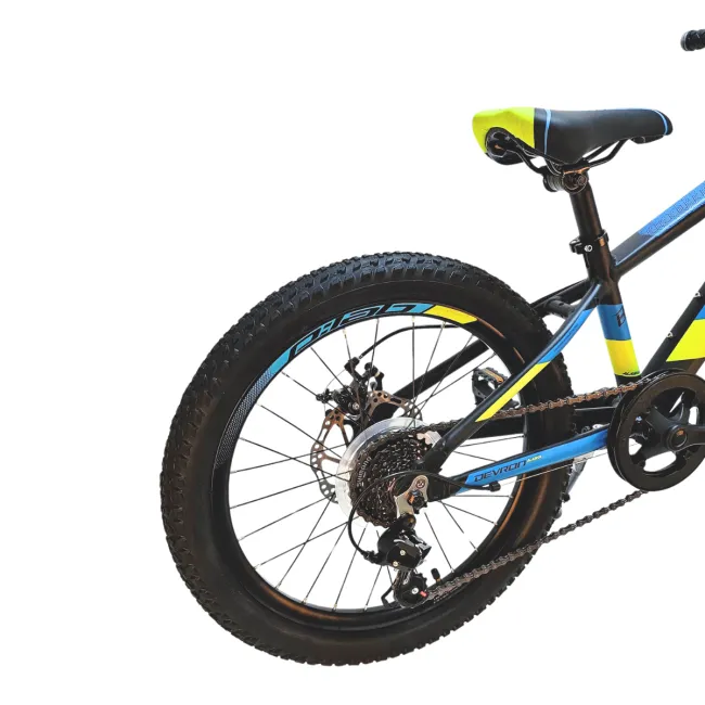 Bicicleta Copii Devron Alaska - 20 Inch, Negru-Albastru, Reambalat