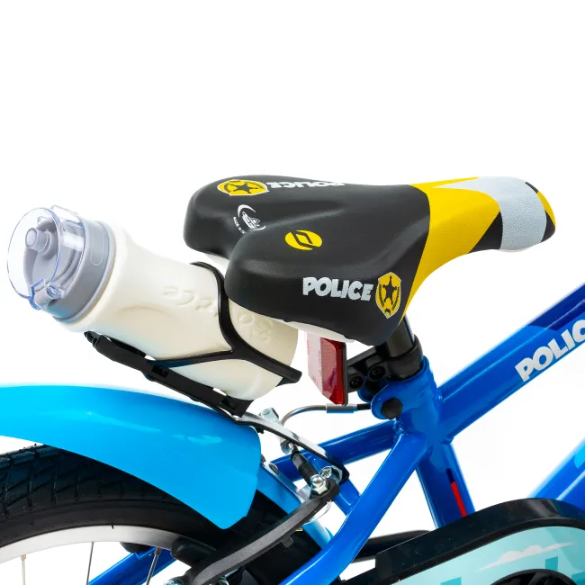 Bicicleta Copii DHS Police - 16 Inch, Albastru, Reambalat