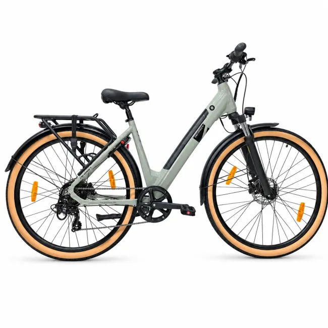 Bicicleta electrica Oras Devron 28200 - 28 inch, L, Gri Deschis