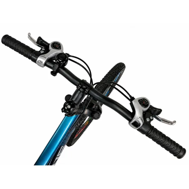 Bicicleta Copii Dhs Terrana 2423B, model 2026 - 24 Inch, Negru-Albastru