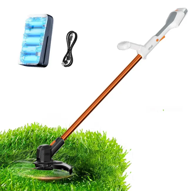 Trimmer electric pentru iarba Litheli U20GT01, 20V, acumulator 2Ah inclus, latime taiere 250 mm