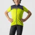 Tricou cu maneca scurta Castelli Neo Prologo, pentru copii, Galben Fluo/Bleumarin, 4A