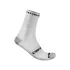 Sosete Castelli Rosso Corsa PRO 15, Alb, 36-39