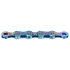 Lant KMC X12 Aurora Blue 12 viteze 126 zale ceruit