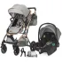 Carucior ultracompact 3in1 Coccolle Ravello - Negru