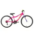 Bicicleta Copii DHS Plasma - 24 Inch, Negru-Roz