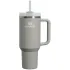 Stanley - termos tip sticla cu pai - Quencher H2.0 Tumbler - Ash - 1.18L