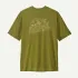 Patagonia - tricou - M Capilene Cool Daily Graphic Lands - Albastru