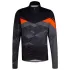 Ziener - bluza ciclism cu maneca lunga pentru barbati Nadin jersey - negru gri portocaliu