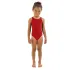 Finis - Costum de baie intreg Fete Bladeback - rosu inchis solid